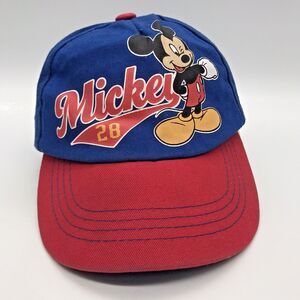 Disney Mickey Mouse Clubhouse Baseball Cap Toddlers OSFM Blue & Red MVP 28 Hat